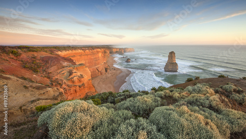 Great Ocean Road is home to the world class surf at Bells Beach and the craggy limestone spires of the Twelve Apostles