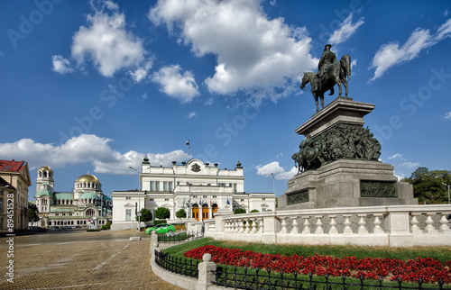 Bulgarian parliament square