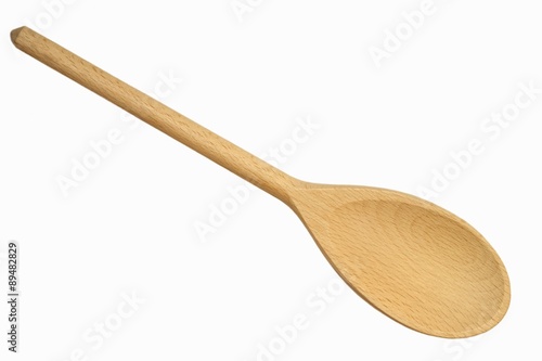 A wooden spoon