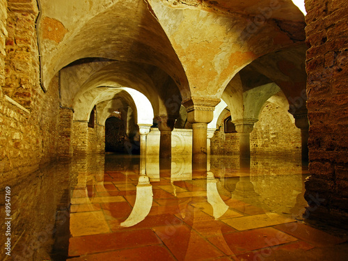 Venice undergound - The crypt under the St. Zachary Church, in Venice. 