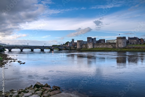King John's Castle and Thomond Bridge in Limerick