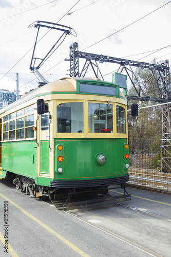 Melbourne’s green and yellow classic tram