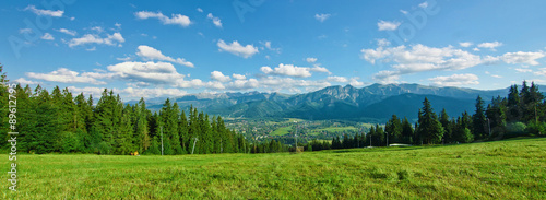 Panoramic view of Tatras