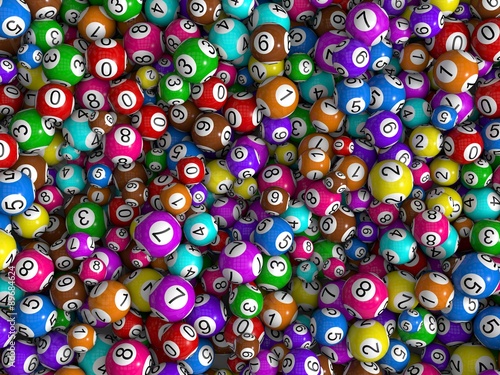 random sized lottery balls