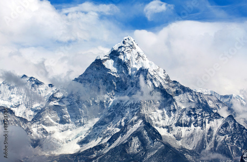 Ama Dablam Mount in Sagarmatha National Park, Nepal