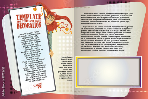 vector template booklet. Harlequin advertise your products
