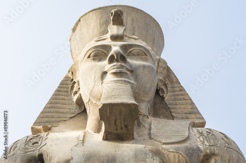 Head of Ramses II at the Luxor Temple, Egypt