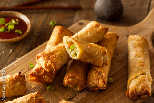 Homemade Fried Pork EggRolls