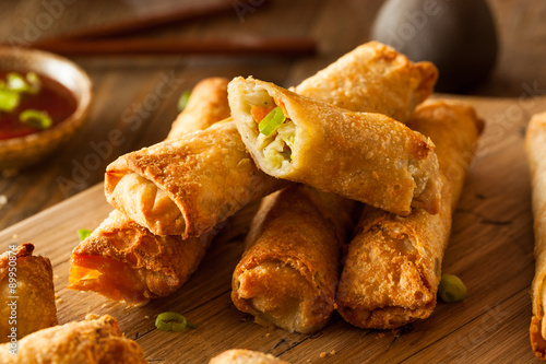 Homemade Fried Pork EggRolls