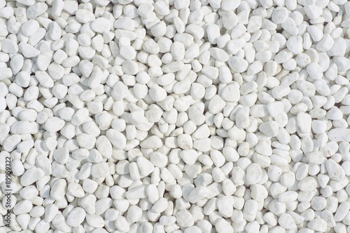 white pebble background