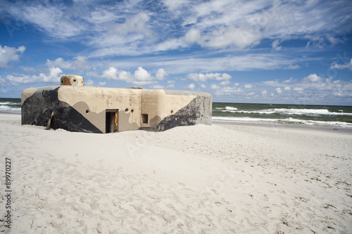 bunkier na plaży