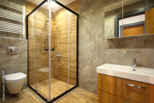 Shower Cabin at the Bathroom