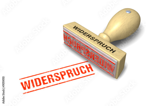 Stempel: WIDERSPRUCH