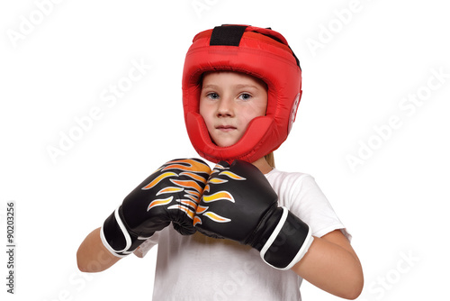 muay thai boxing kid