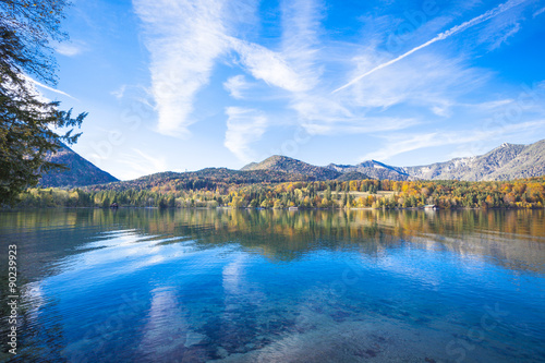 Walchensee in Bayern im Herbst