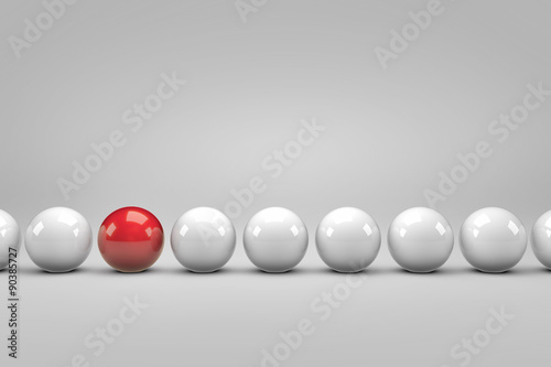Red / White Balls / Concept