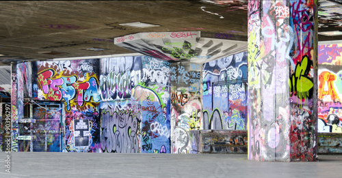 London - Graffiti on Skate Park #4