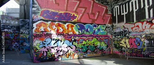 London - Graffiti on Skate Park #1