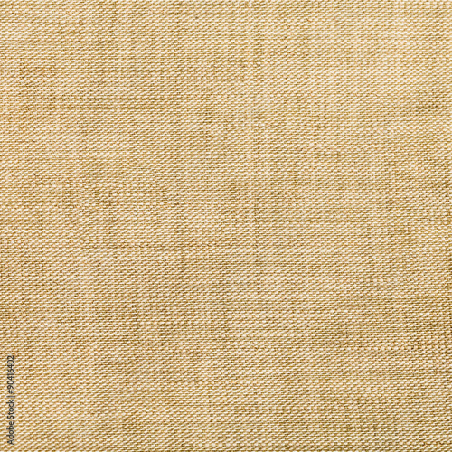 square background from brown linen fabric