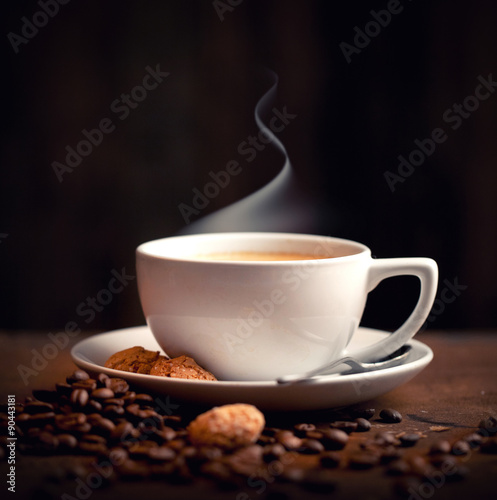 Kaffeetasse frisch gebrüht