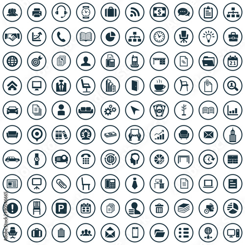 office 100 icons universal set