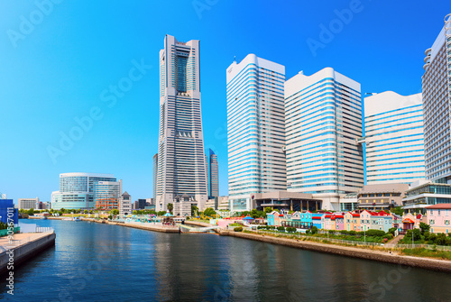 Downtown of Yokohama City. It is the capital city of Kanagawa Prefecture