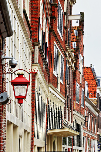 Fassade traditioneller Häuser in Hoorn, Holland