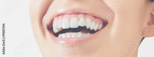 Sorriso denti donna felice