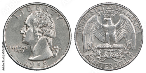 quarter dollar coin