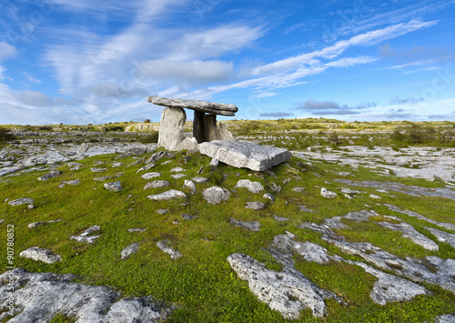 Poulnabrone dolmen, County Clare, Ireland.