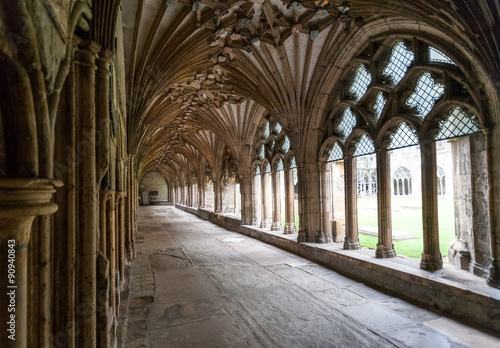 Cloister cathedral of Canterbury, Kent, England