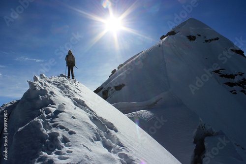 climbing mountains