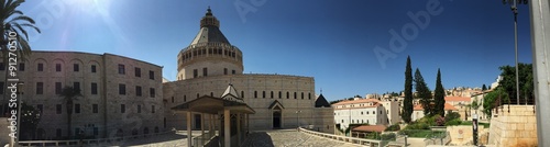 Nazaret, Nazareth, Israele, Basilica dell'Annunciazione, panoramica