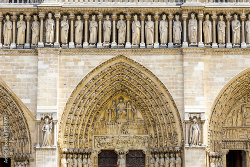Fragment of Notre-Dame de Paris, France