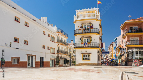 central part of Torremolinos town, Andalusia in Spain