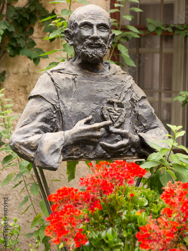 Monument to Blessed Charles de Foucauld Eugene (1858 -1916) near