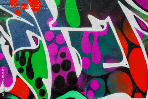 graffiti wall background / closeup