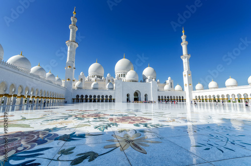 Sheikh Zayed Mosque in Abu Dhabi