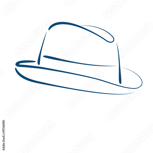 Fedora trilby hat.