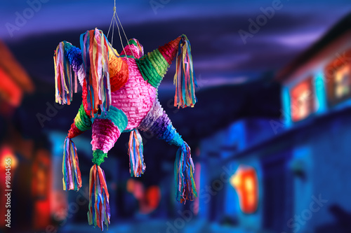 mexican pinata used in posadas and birthdays