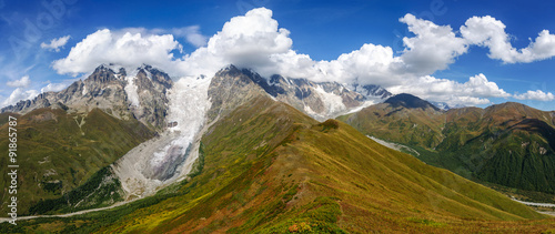 beautiful mountain landscape in Georgia. 