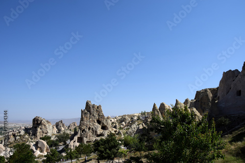 Fairy chimneys in Goreme National Park, Cappadocia, Turkey