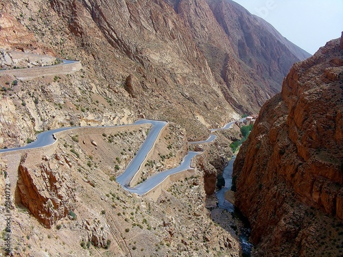 kręta droga Maroko