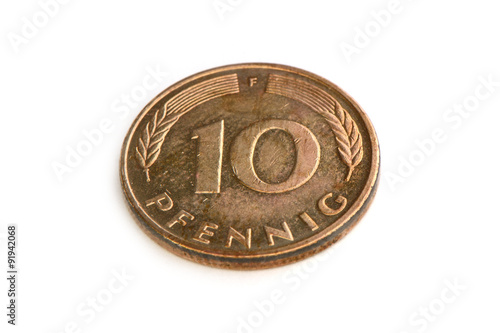 10 Pfennig freigestellt