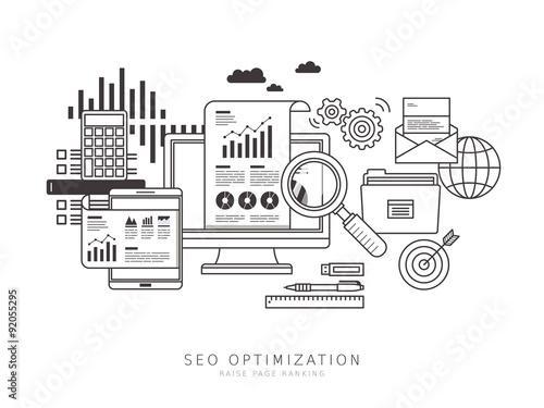 SEO optimization concept