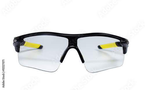 Sport sunglasses on white background