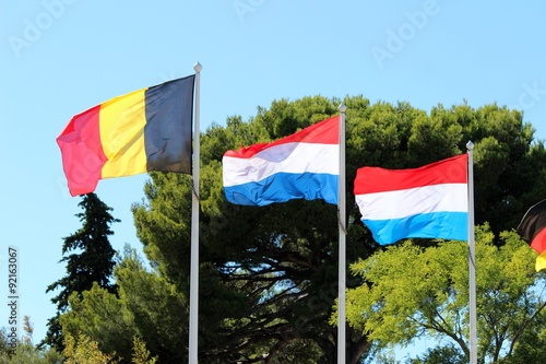 Drapeaux du Benelux