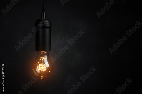 Vintage light bulb