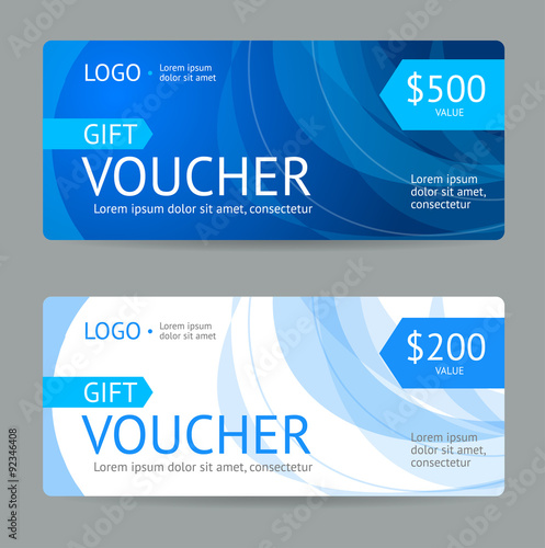 Gift Voucher. Vector