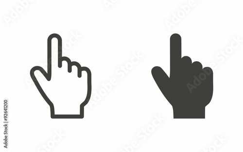 Hand icon.